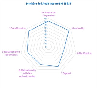 Graphique synthèse audit interne